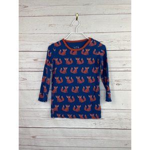 KicKee Pants Fox Pajama Top 4T